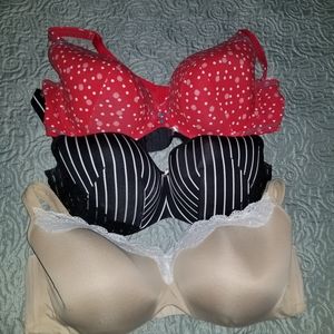 Set of 3 Cacique bras